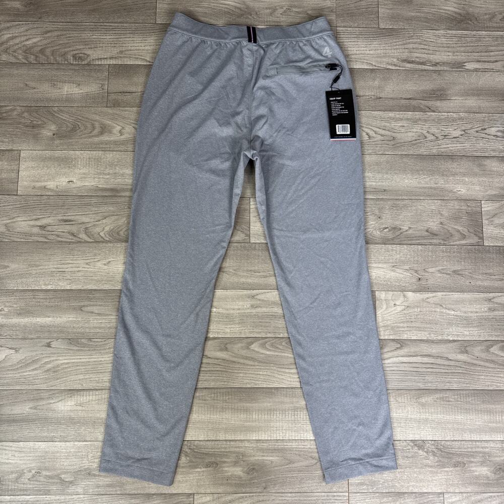 Fourlaps Equip Pants Pull On Stretch Athletic Slim Leg Gray sz S Short - Picture 7 of 8